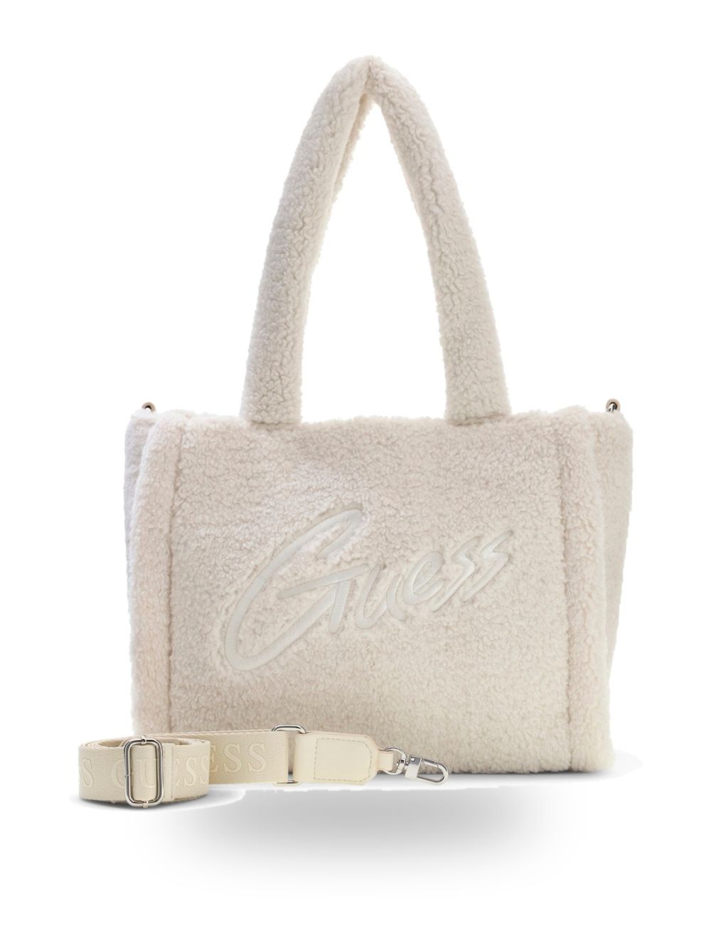 Borsa Guess TEDDY TOTE BAG Bambina - Avorio
