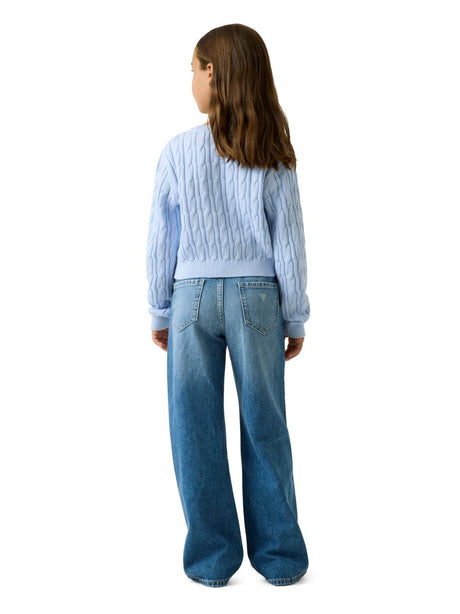 Jeans Guess 90S RIGID W/DAMAGES Bambina - Denim