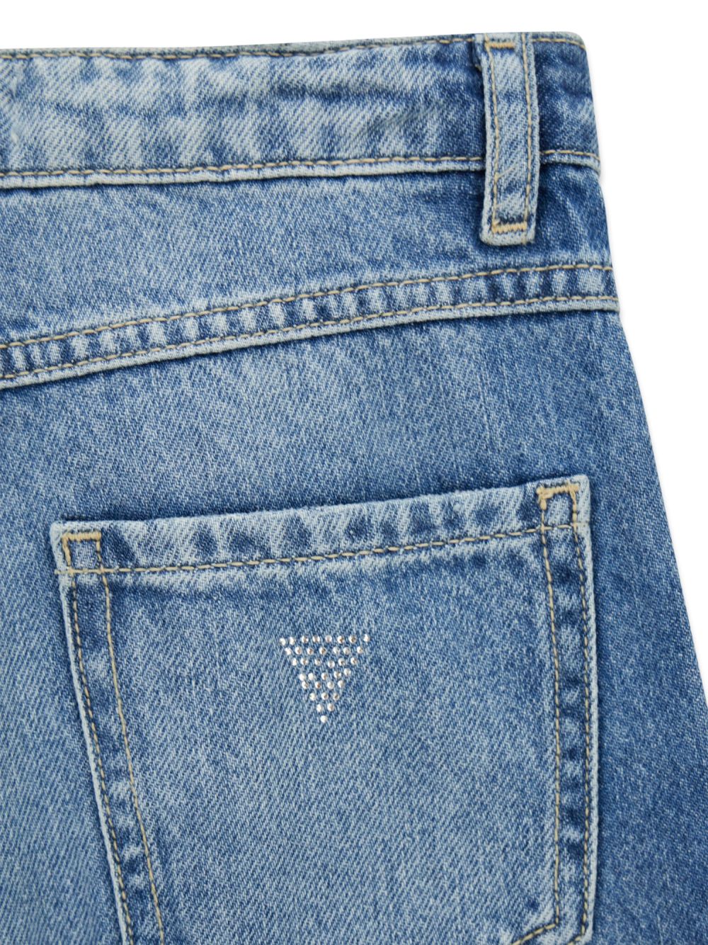Jeans Guess 90S RIGID W/DAMAGES Bambina - Denim