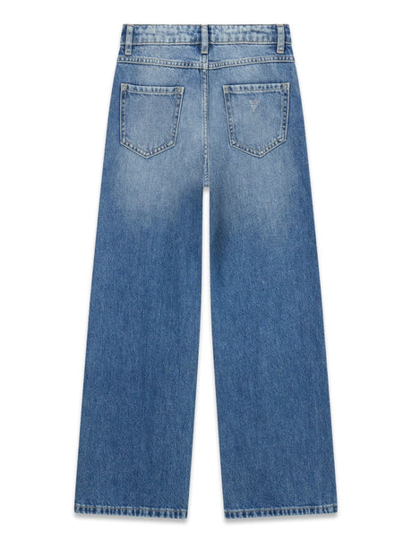 Jeans Guess 90S RIGID W/DAMAGES Bambina - Denim