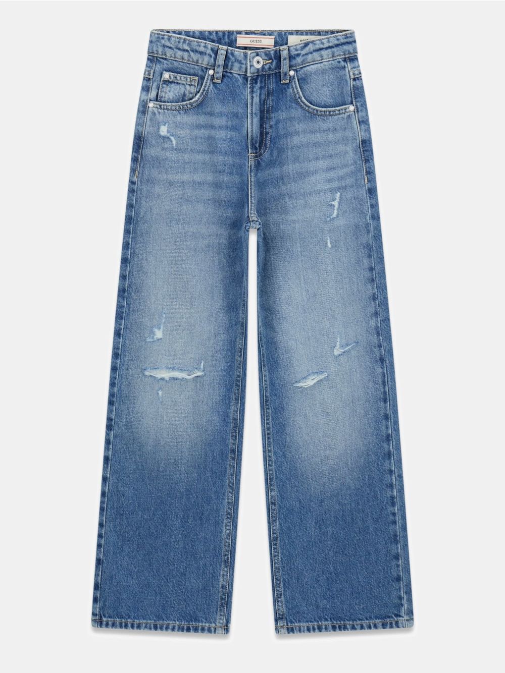 Jeans Guess 90S RIGID W/DAMAGES Bambina - Denim