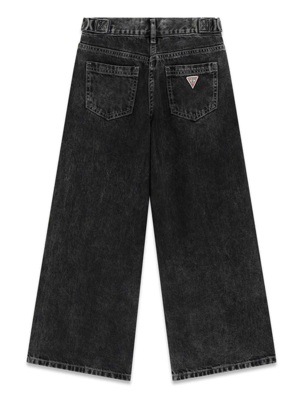 Jeans Guess RELAXED WIDE LEG CARPENTER RIG Bambina - Nero