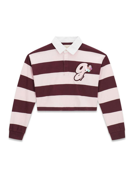 Polo Guess MIDI LS Bambina - Bordeaux