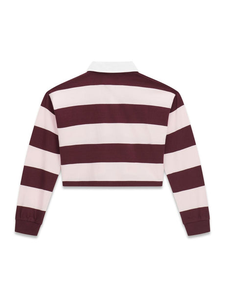 Polo Guess MIDI LS Bambina - Bordeaux