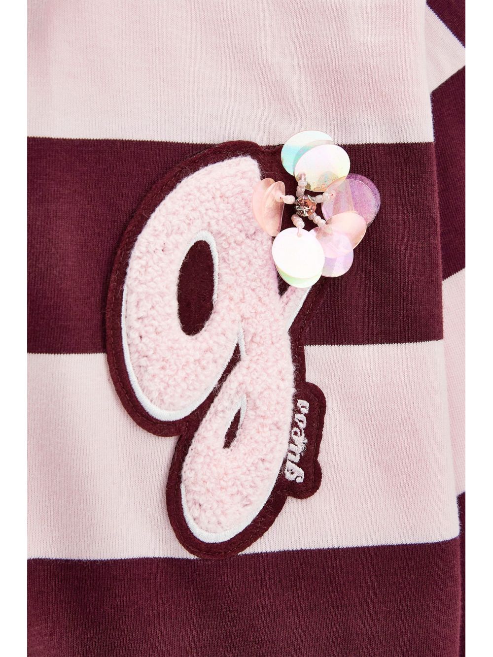 Polo Guess MIDI LS Bambina - Bordeaux