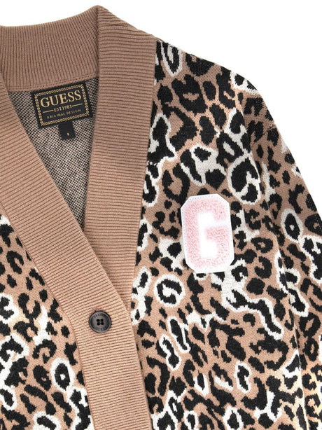 Cardigan Guess LS LEOPARD Bambina - Maculato