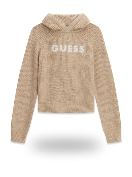 Pullover Guess LS HOODED Bambina - Beige