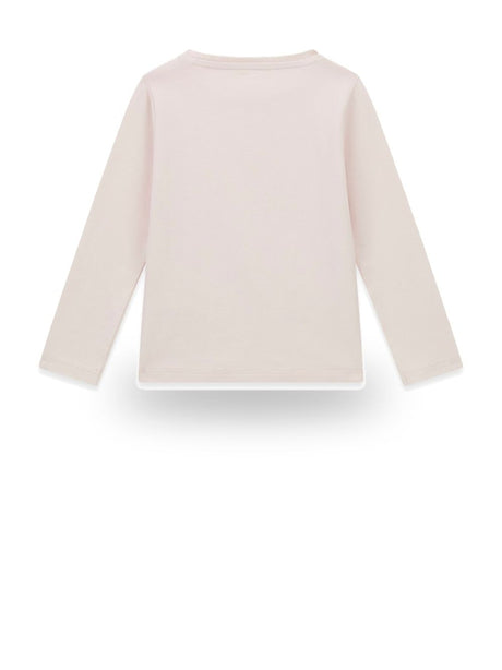 T-shirt Guess LS LOGO Bambina - Rosa