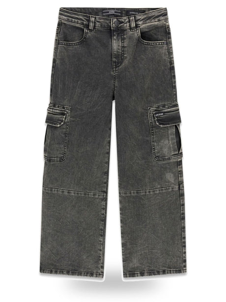 Jeans Guess OVERSIZE STRETCH Bambino - Nero