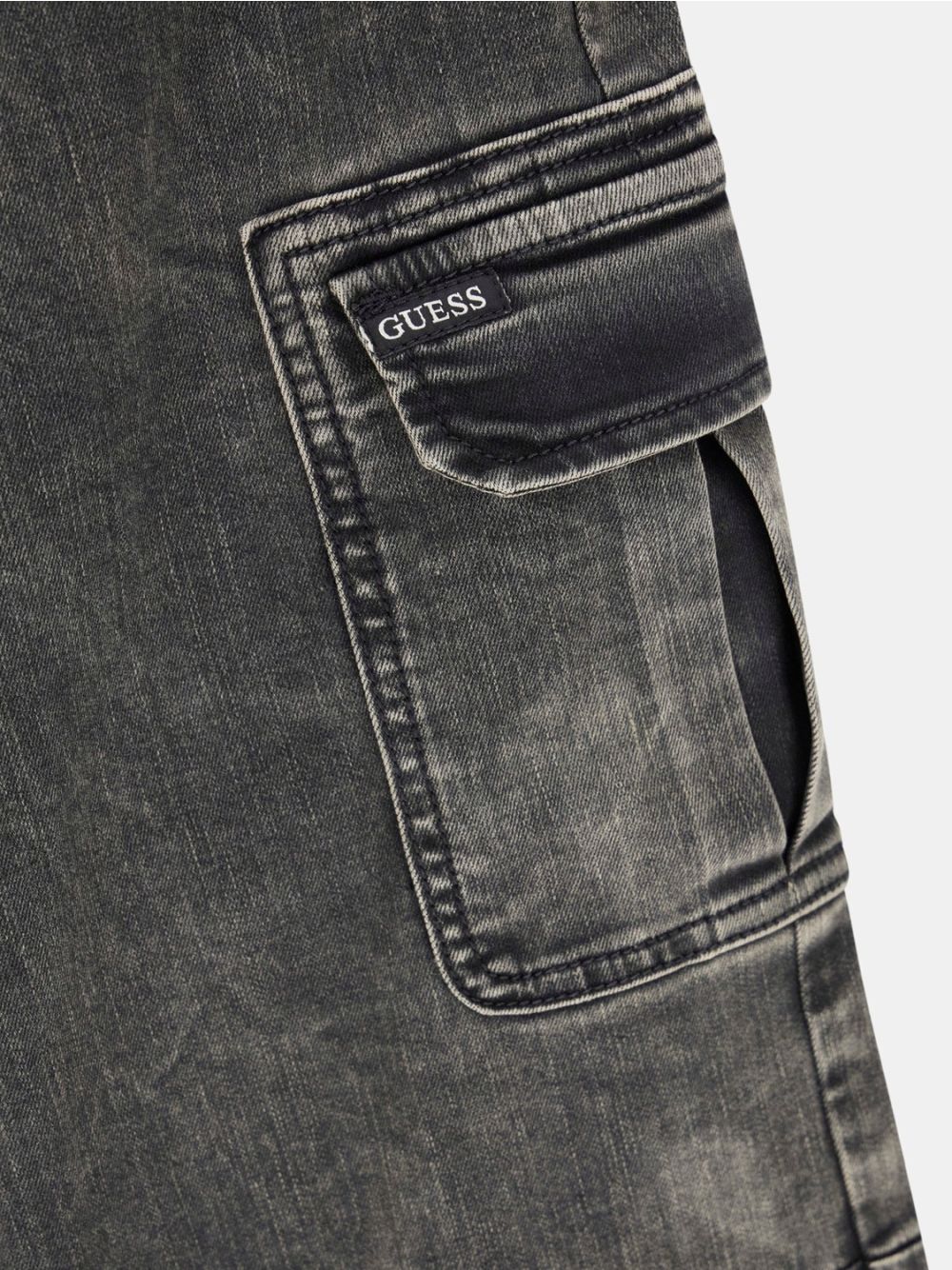 Jeans Guess OVERSIZE STRETCH Bambino - Nero
