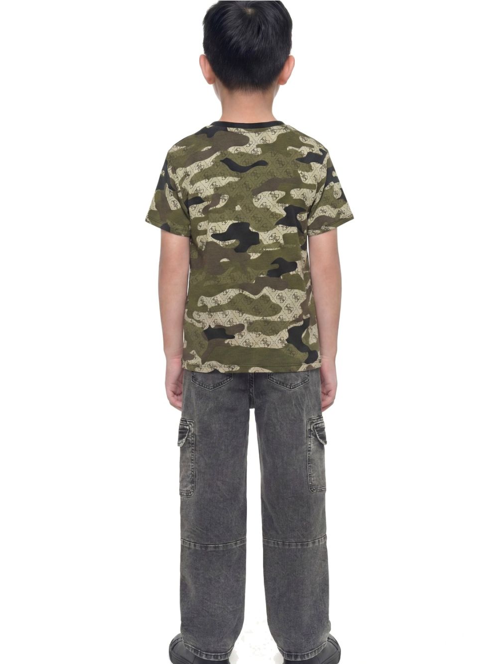 Jeans Guess OVERSIZE STRETCH Bambino - Nero