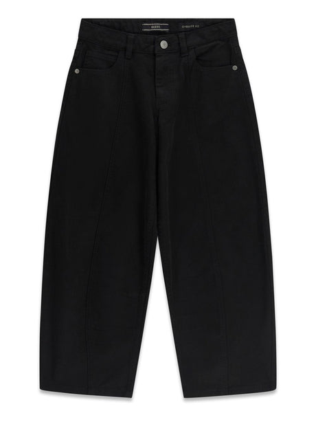 Pantalone Guess CANVAS OVERSIZE BALLOON Bambino - Nero