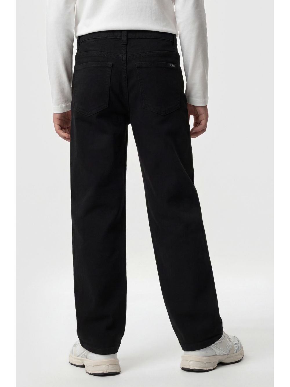 Pantalone Guess CANVAS OVERSIZE BALLOON Bambino - Nero