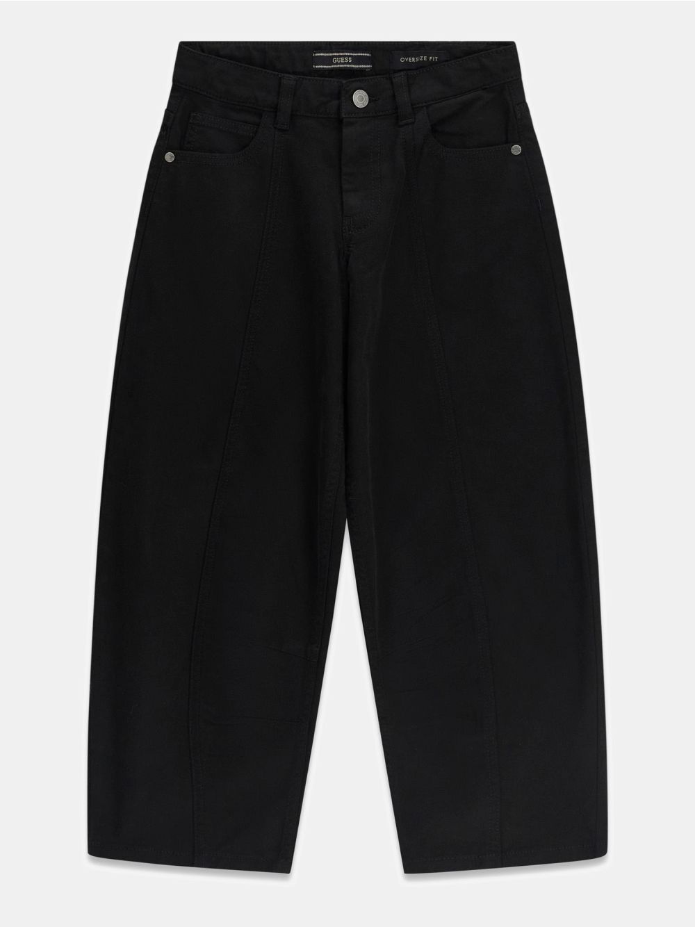 Pantalone Guess CANVAS OVERSIZE BALLOON Bambino - Nero