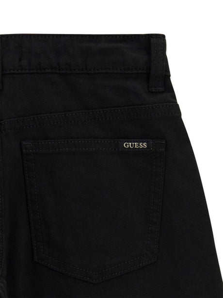 Pantalone Guess CANVAS OVERSIZE BALLOON Bambino - Nero