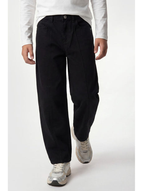 Pantalone Guess CANVAS OVERSIZE BALLOON Bambino - Nero
