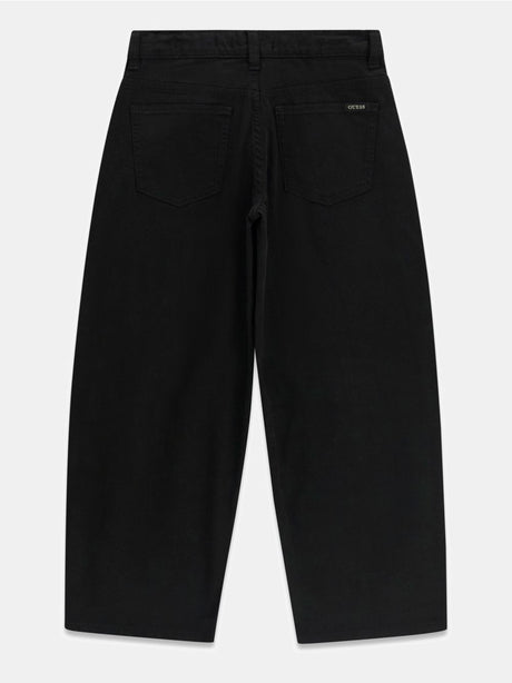 Pantalone Guess CANVAS OVERSIZE BALLOON Bambino - Nero