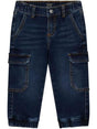 Pantalone Guess REGULAR KNIT CARGO Bambino - Denim