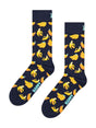 Calze Happy Socks BANANA SOCK Unisex - Blu Happy Socks  Angolo dello Sport