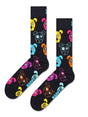 Calze Happy Socks DOG SOCK Unisex - Nero Happy Socks  Angolo dello Sport