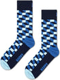 Calze Happy Socks FILLED OPTIC SOCK Unisex - Blu