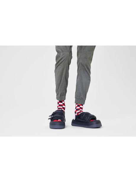 Calze Happy Socks FILLED OPTIC SOCK Unisex - Blu