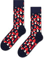 Calze Happy Socks MUSHROOM SOCK Unisex - Navy