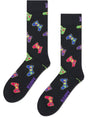 Calze Happy Socks CONTROLLER SOCK Unisex - Nero