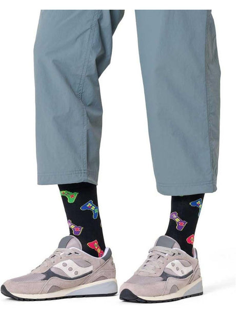 Calze Happy Socks CONTROLLER SOCK Unisex - Nero
