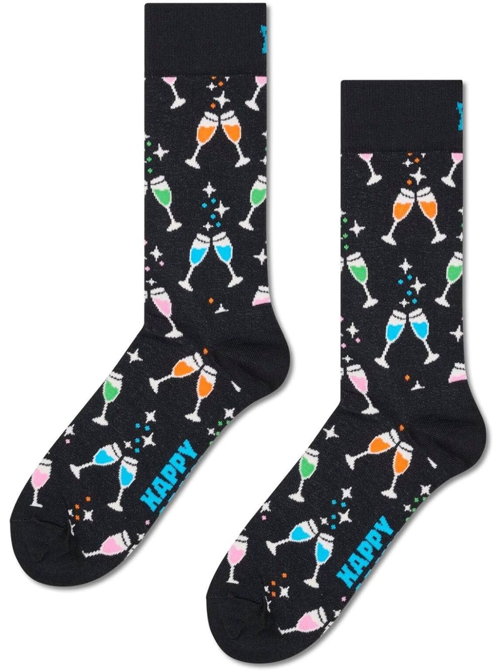 Calze Happy Socks CHEERS SOCK Unisex - Nero