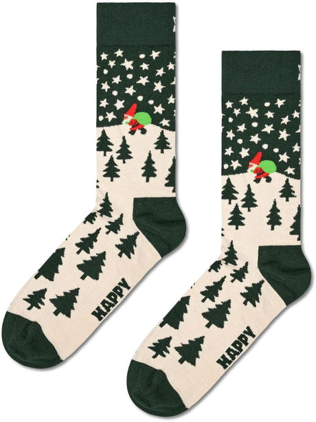 Calze Happy Socks SNOW GLOBE SOCK GIFT SET Unisex - Verde