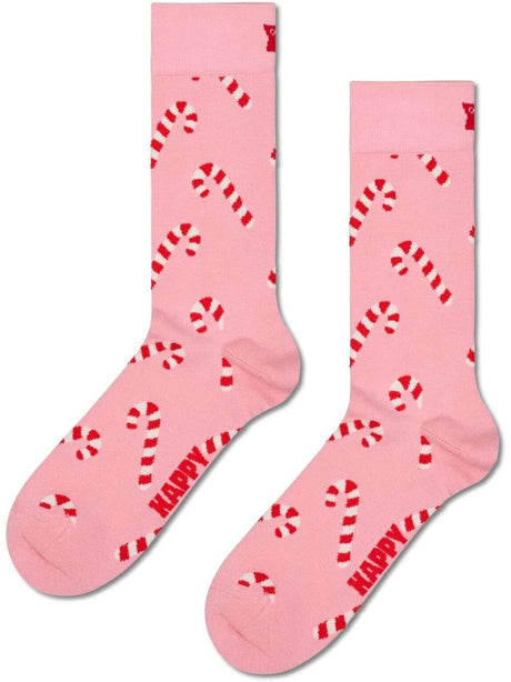 Calze Happy Socks CANDY CANE SOCK Unisex - Rosa
