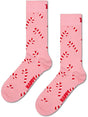 Calze Happy Socks CANDY CANE SOCK Unisex - Rosa