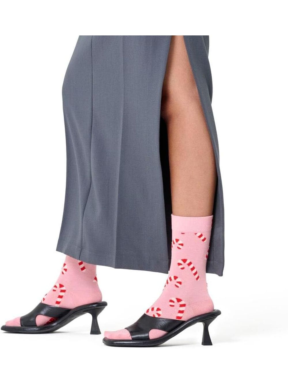 Calze Happy Socks CANDY CANE SOCK Unisex - Rosa