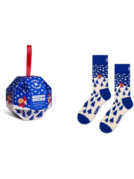 Calze Happy Socks SANTA ON THE WAY SOCK GIFT SET Unisex - Blu