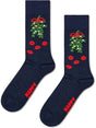 Calze Happy Socks MISTLETOE SOCK Unisex - Navy