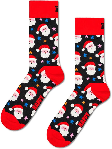 Calze Happy Socks SANTA & STAR SOCK Unisex - Nero
