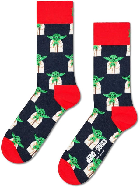 Calze Happy Socks STAR WARS MASTER YODA SOCK Unisex - Navy