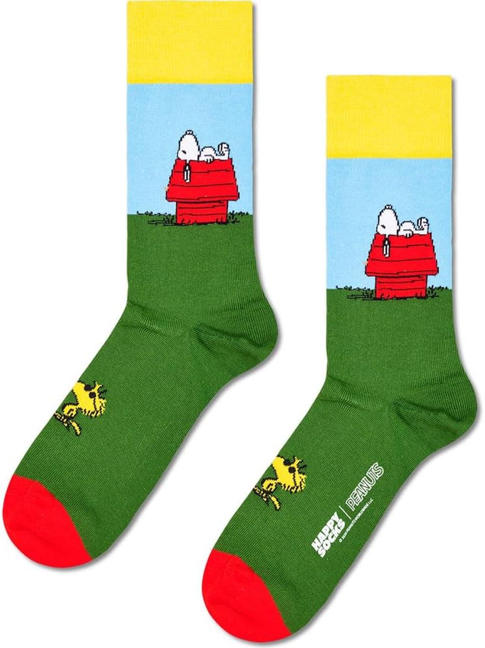 Calze Happy Socks PEANUTS SNOOPY STRIPE SOCK Unisex - Nero