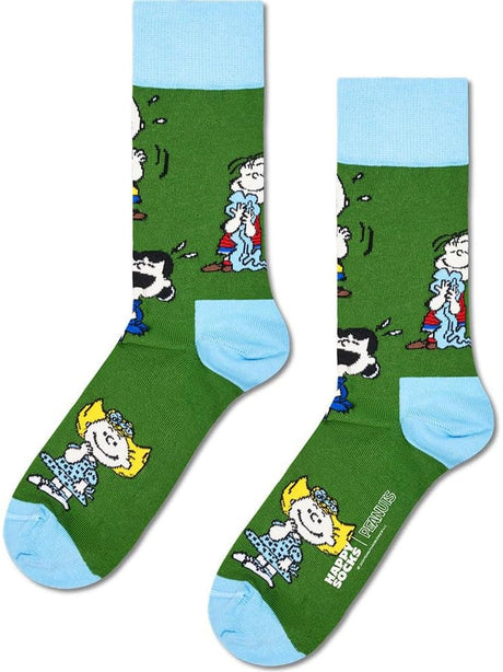Calze Happy Socks PEANUTS SNOOPY STRIPE SOCK Unisex - Nero