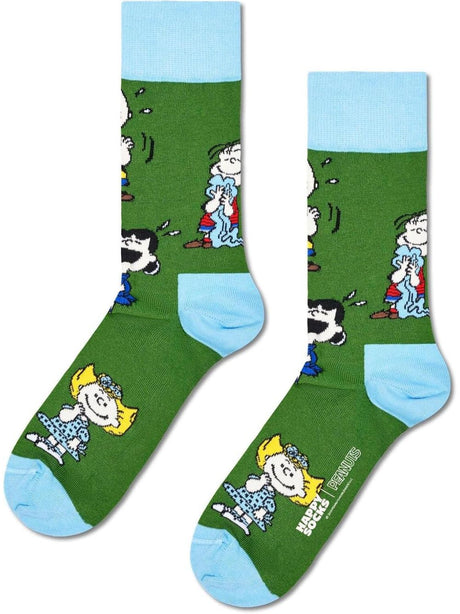 Calze Happy Socks PEANUTS HAPPY FRIENDS SOCK Unisex - Verde