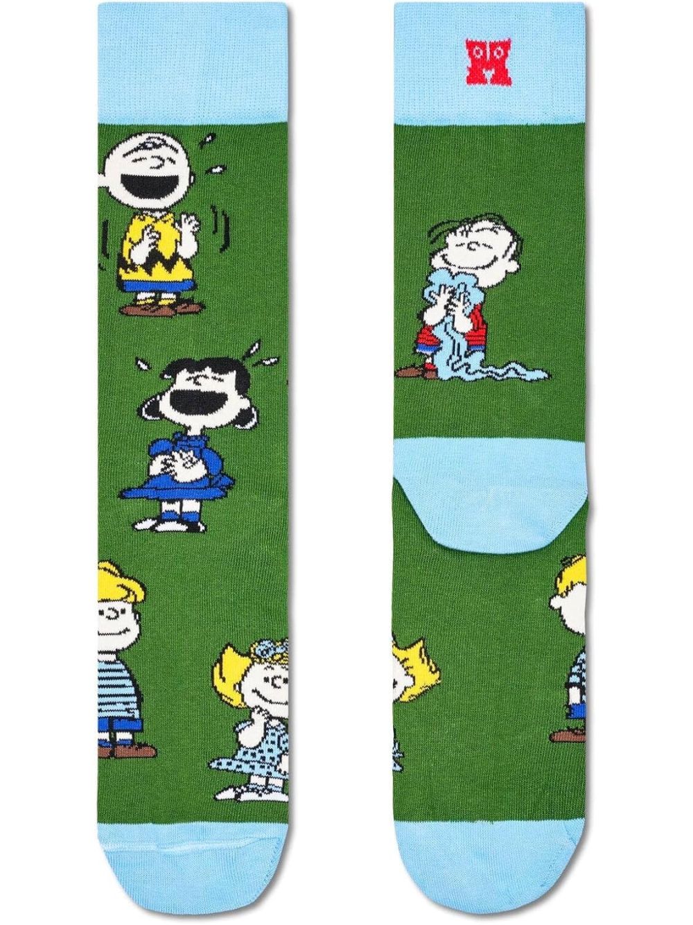 Calze Happy Socks PEANUTS HAPPY FRIENDS SOCK Unisex - Verde