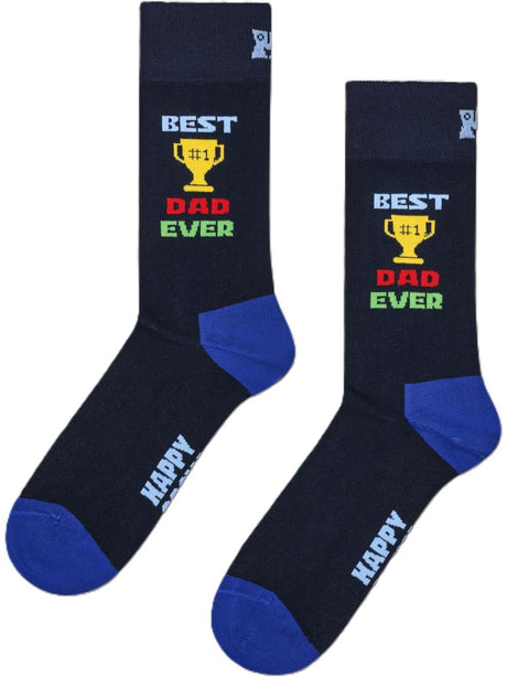Calze Happy Socks BEST DAD EVER SOCK Unisex - Navy