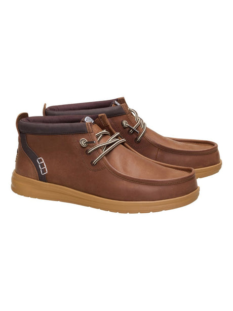 Stivaletti Hey Dude WALLY MID GRIPR LEATHER Uomo - Marrone