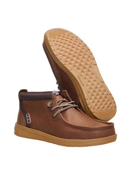 Stivaletti Hey Dude WALLY MID GRIPR LEATHER Uomo - Marrone
