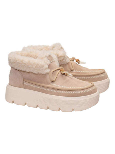 Sabot Hey Dude AUSTIN EDGE LOUNGE SUEDE Donna - Bianco