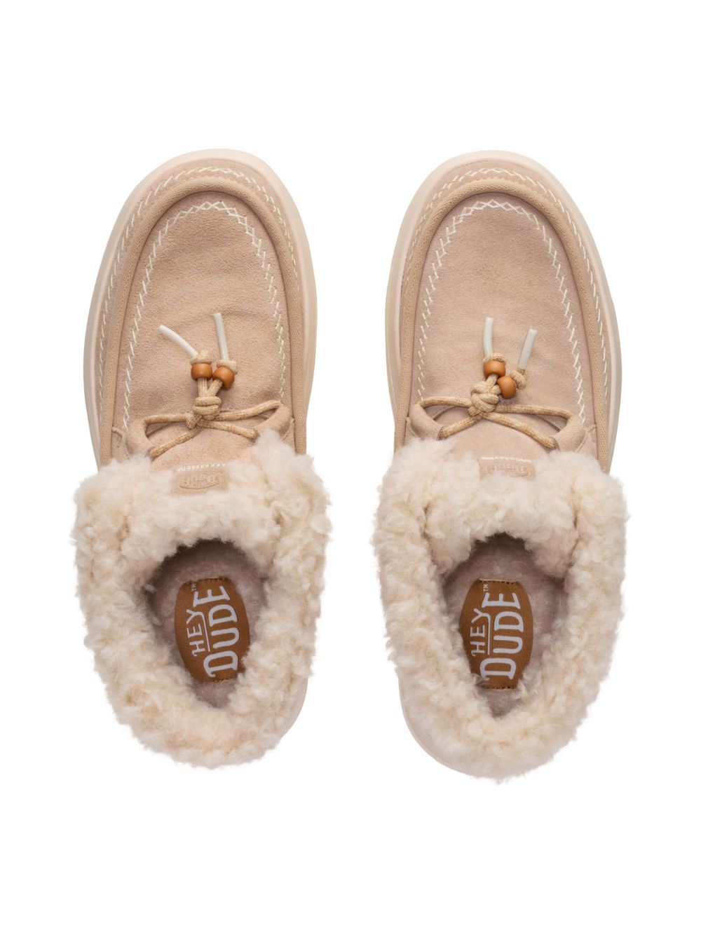 Sabot Hey Dude AUSTIN EDGE LOUNGE SUEDE Donna - Bianco