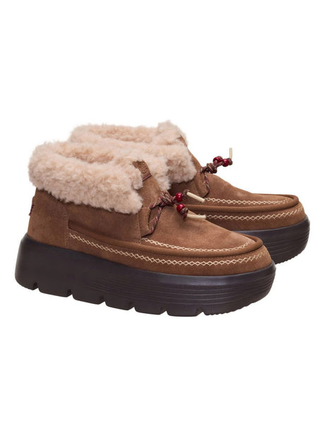 Sabot Hey Dude AUSTIN EDGE LOUNGE SUEDE Donna - Marrone