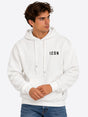 Felpa Icon LOGO SU CAPPUCCIO Uomo - Bianco