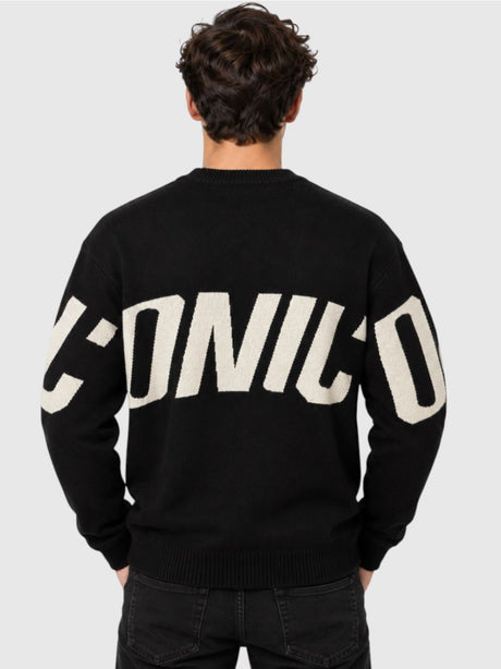 Pullover Icon STRIPE Uomo - Nero
